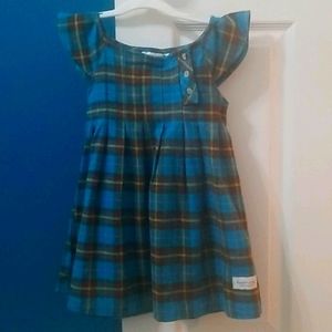Sweethoney Flannel Fall Girls Dress 4T